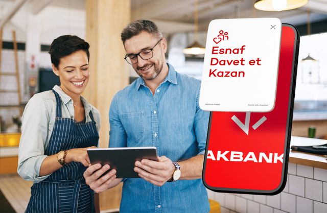 Akbank'tan Esnafa Özel Davetle Kazanma Fırsatı: 50.000 TL Chip-Para!