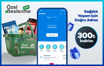 DenizBank'tan ÖzelBeslenme.com Alışverişlerine Özel 300 TL İndirim Fırsatı!