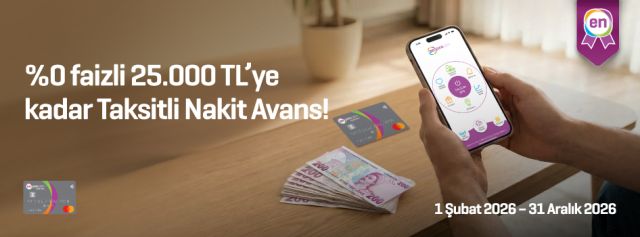 Enpara'dan Ayın Enparalısı'na Özel %0 Faizli 25.000 TL Nakit Avans Fırsatı!