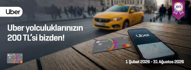 Enpara Kredi Kartı ile Uber Yolculuklarınızda %20 İade Fırsatı!