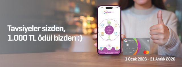 Enpara'dan Tavsiye Et, Kazan: Her Yeni Müşteriyle 1.000 TL Ödül!