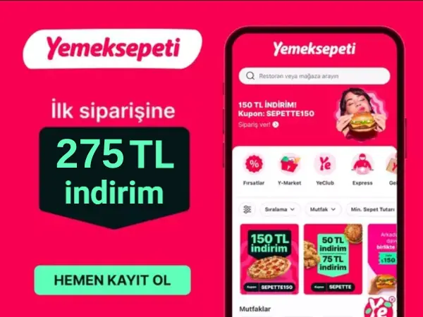 Turkcell'lilere Özel: Yemeksepeti'nde Tam 275 TL İndirim Fırsatı!