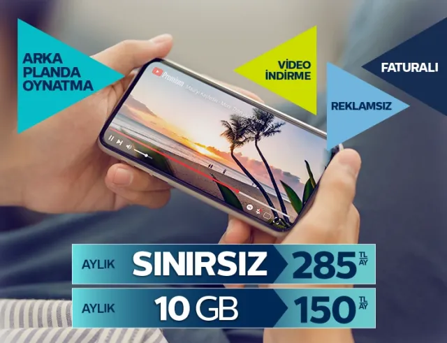 Türk Telekom'dan YouTube Paketlerine Özel 3 Ay Ücretsiz YouTube Premium!