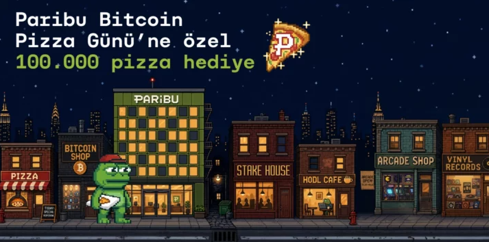 Paribu’dan Bitcoin Pizza Günü’ne Özel 350 TL’lik Pizza Hediyesi!