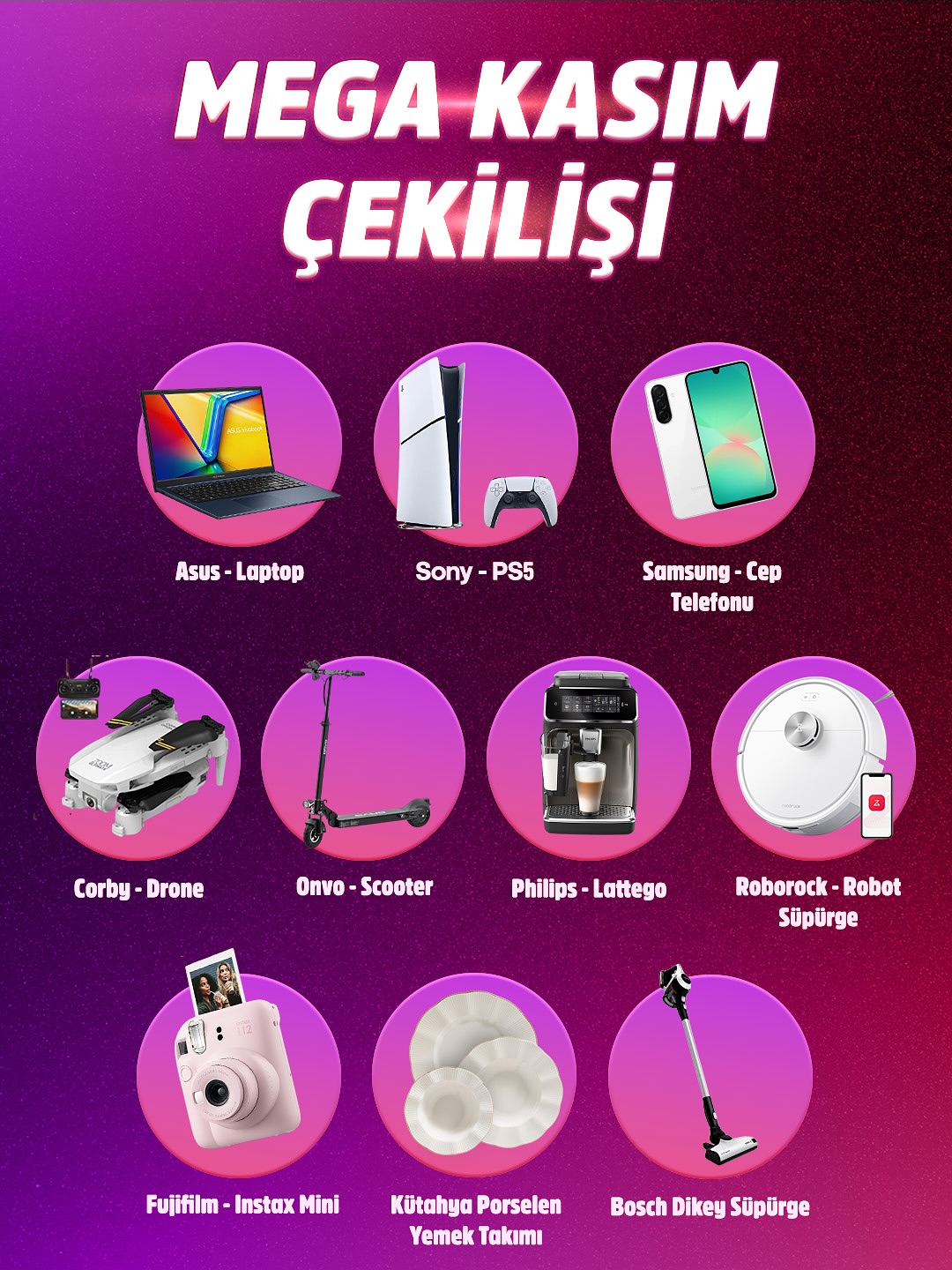Trendyol Mega Kasım Çekilişi Başladı